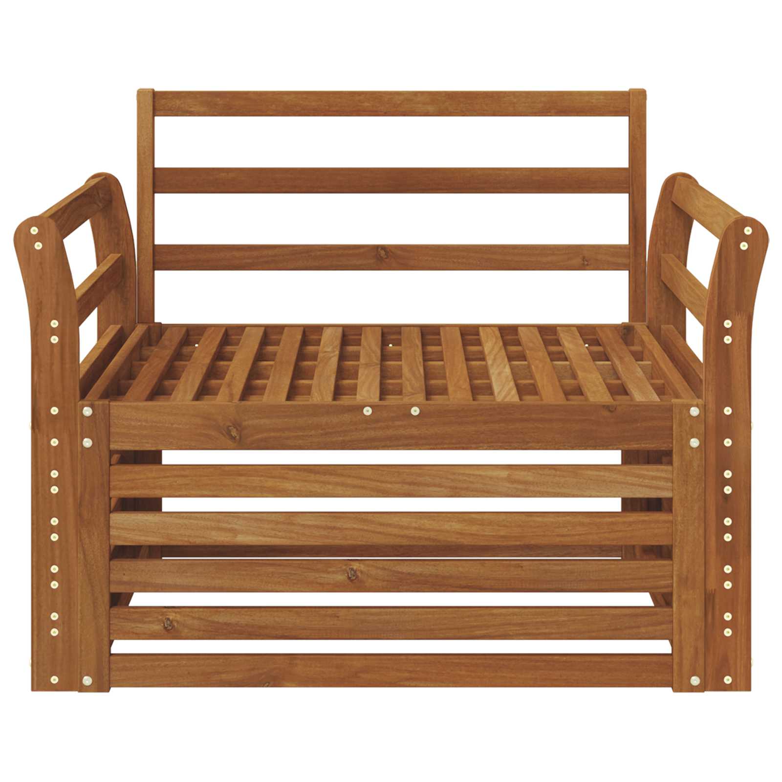 2 Stück Outdoor-Sofa Natur