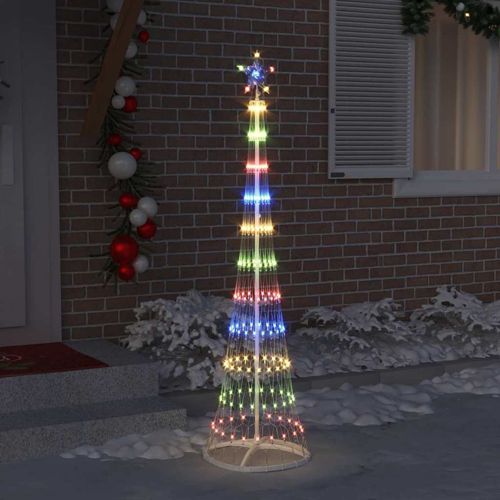 LED-Weihnachtsbaum Warmes Weiß 51 x 51 x 190 cm Metall