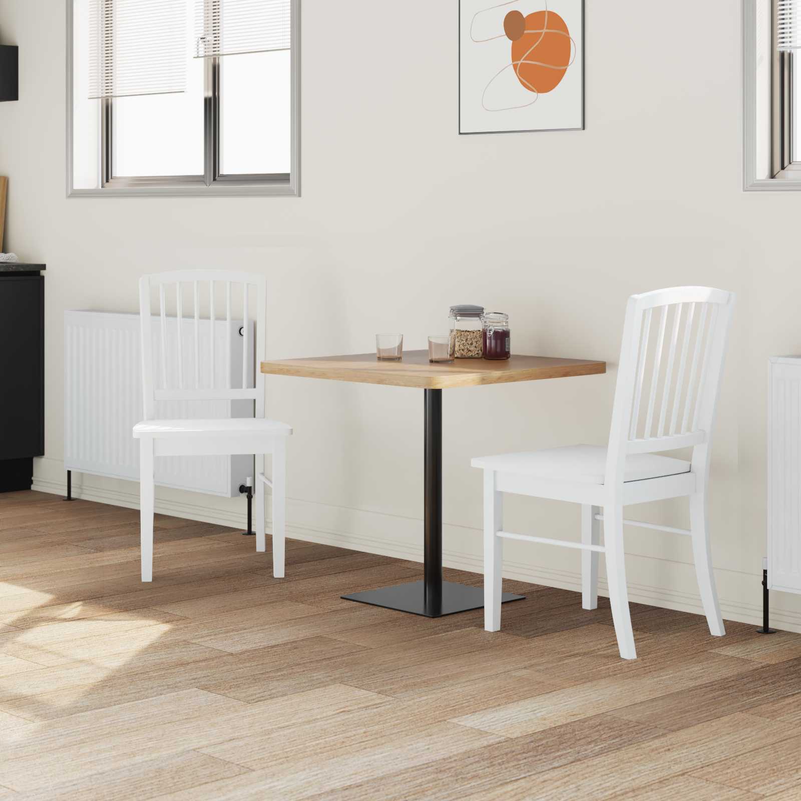 Esszimmerstühle 2 pcs Hellbraun 50 x 52,5 x 91 cm