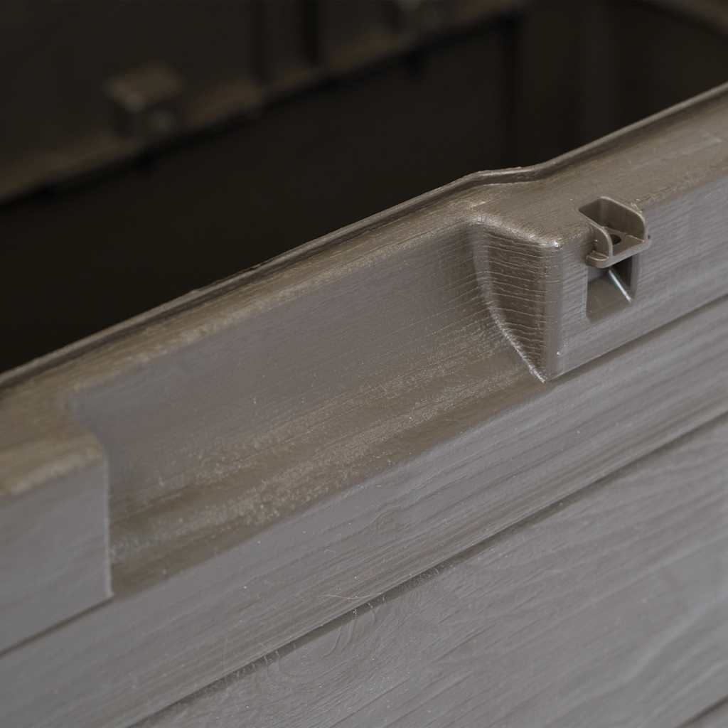 Outdoor-Kissenbox Anthrazit 77,5x44,5x53 cm Polypropylen
