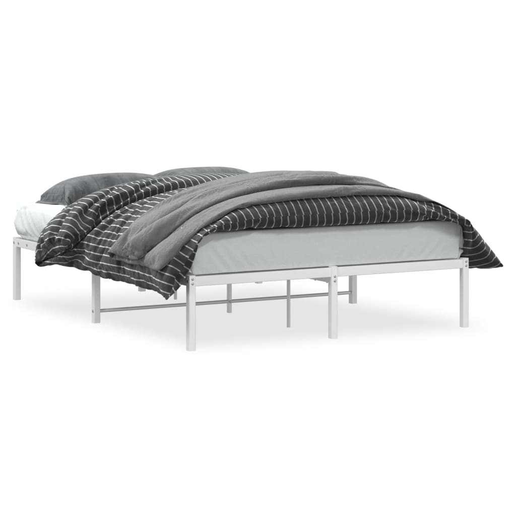 Bettgestell Metall Schwarz 75x190 cm