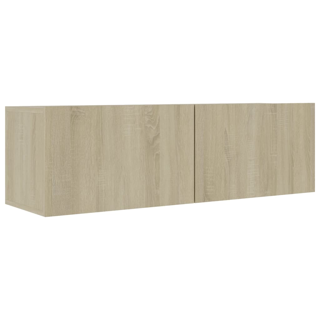 4-tlg. TV-Schrank-Set Weiß Holzwerkstoff