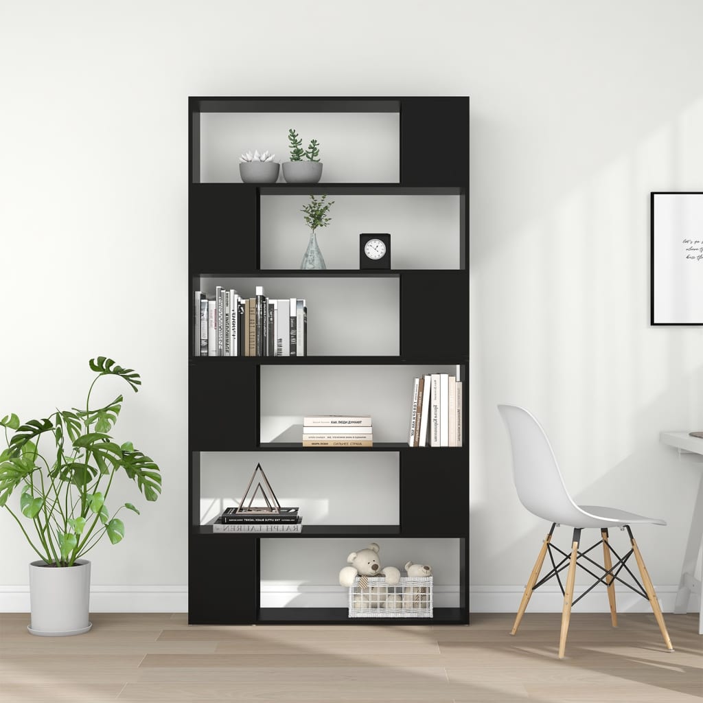 Bücherregal Raumteiler Weiß 100x24x188 cm