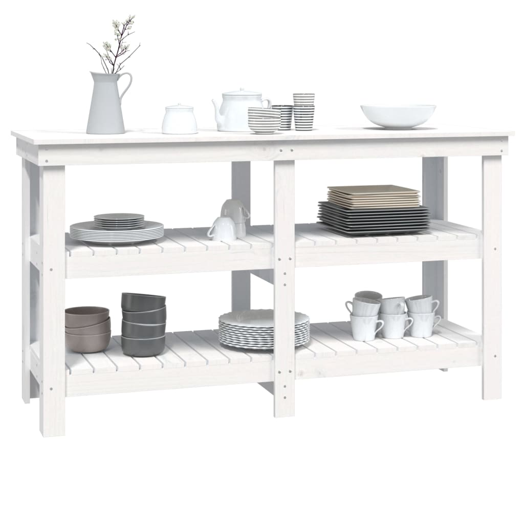 Werkbank 78,5x50x80 cm Massivholz Kiefer