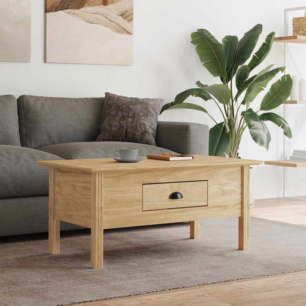 Couchtisch BODO Honigbraun 100 x 55 x 45,8 cm Holzwerkstoff