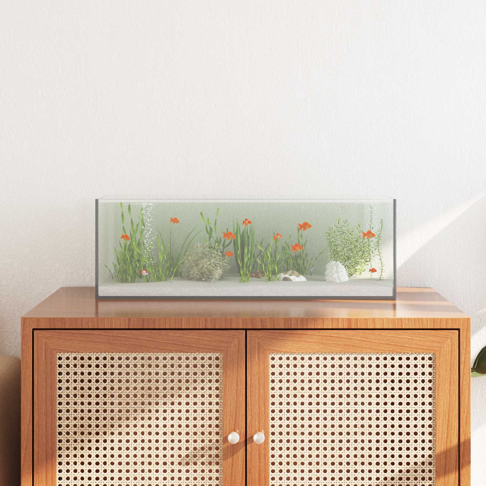 Aquarium mit Speicher Transparent 30 x 20 x 20 cm Glas