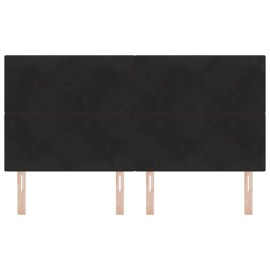 Kopfteil Hellgrau 80 cm Samt