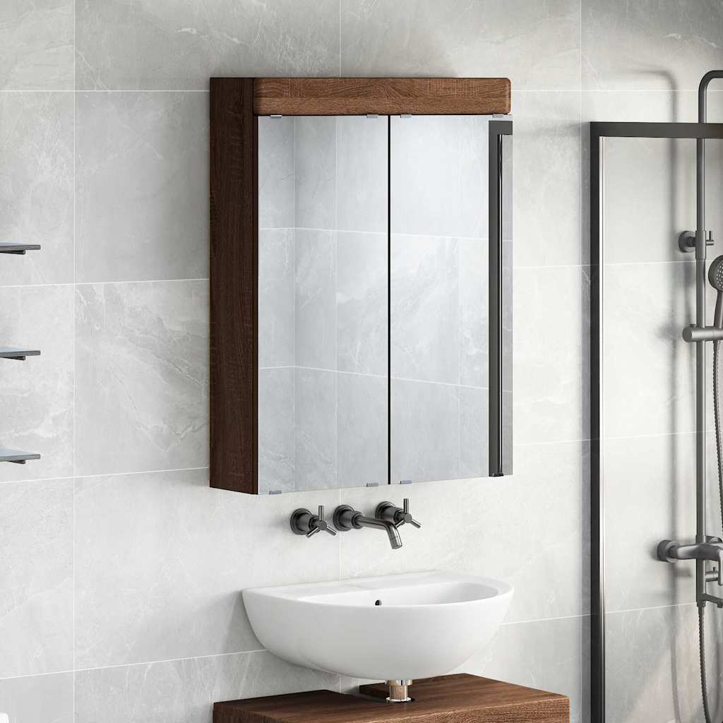 Badezimmermöbel-Set TULUM 2 pcs Weiß 60 x 34 x 63 cm