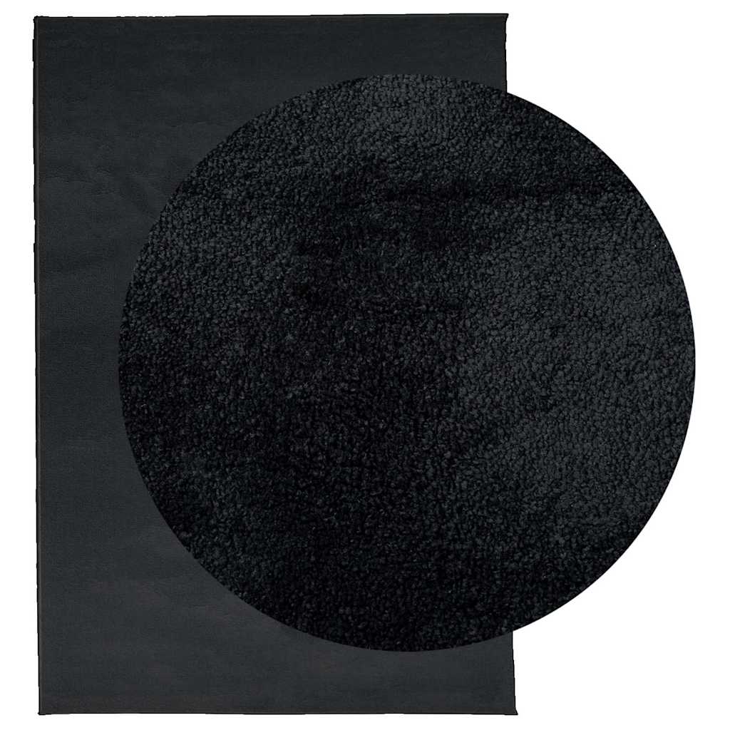 Teppich OVIEDO Kurzflor Anthrazit 120x120 cm