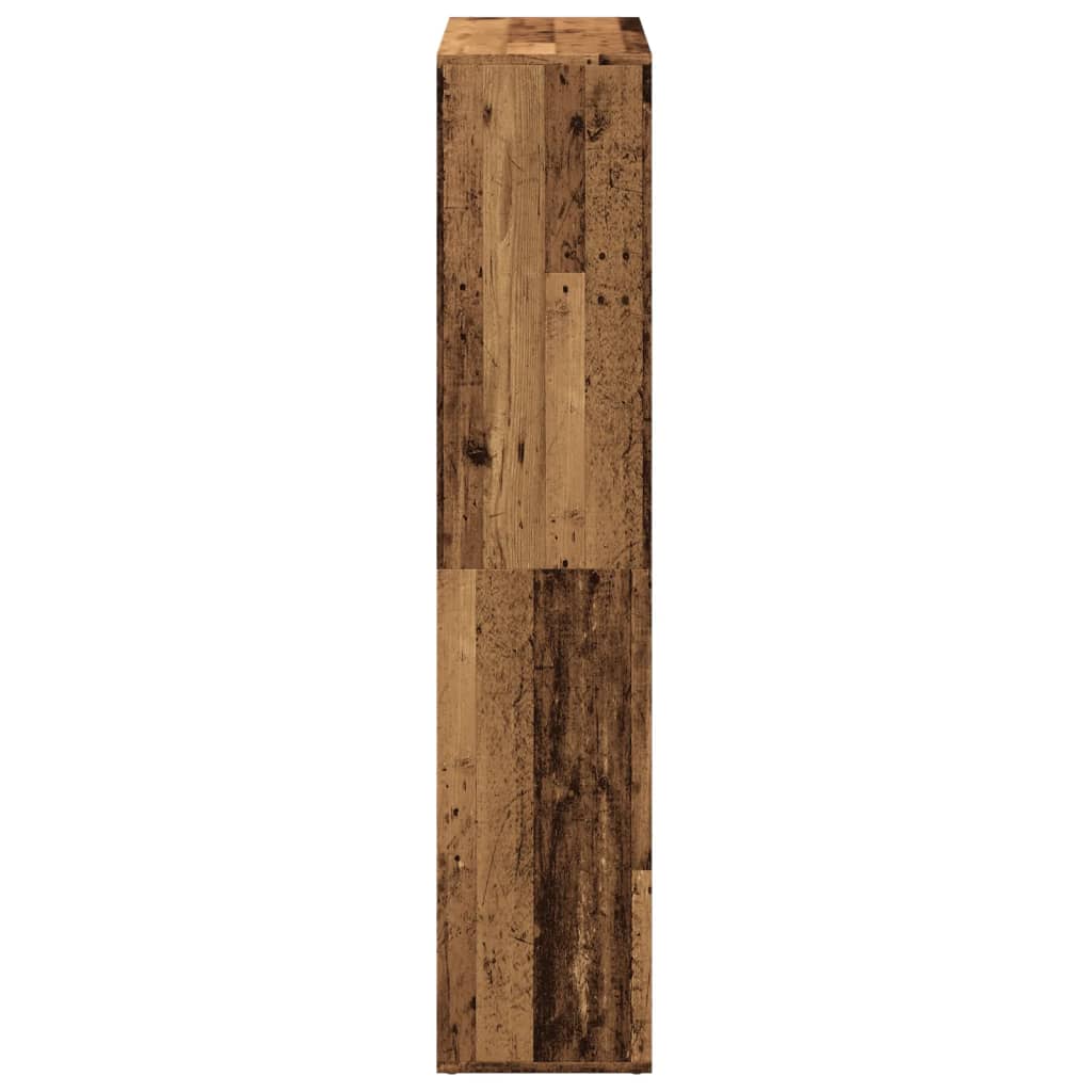 Bücherregal Weiß 137,5x29x137,5 cm Holzwerkstoff