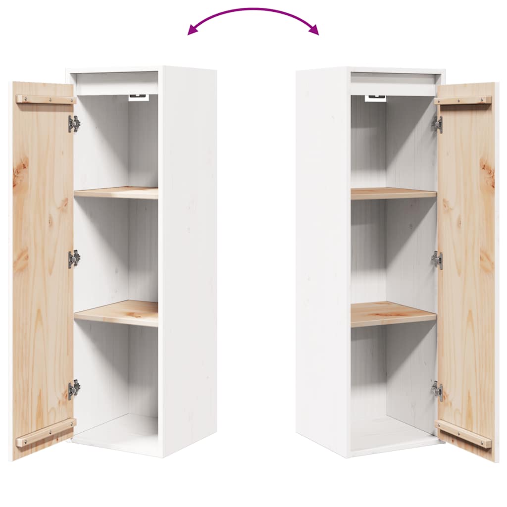 Wandschrank 30x30x100 cm Massivholz Kiefer