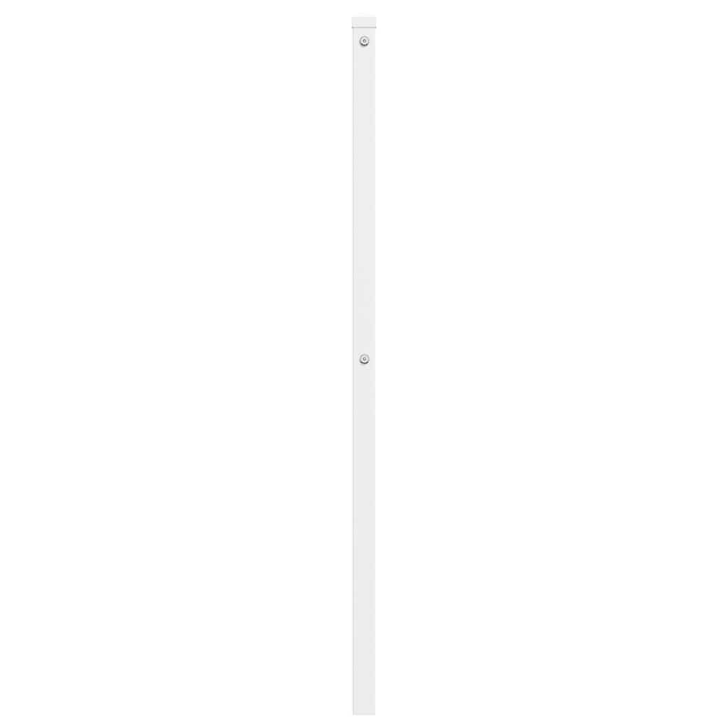 Ersatz-Kopfteil Metall Weiß 100 cm
