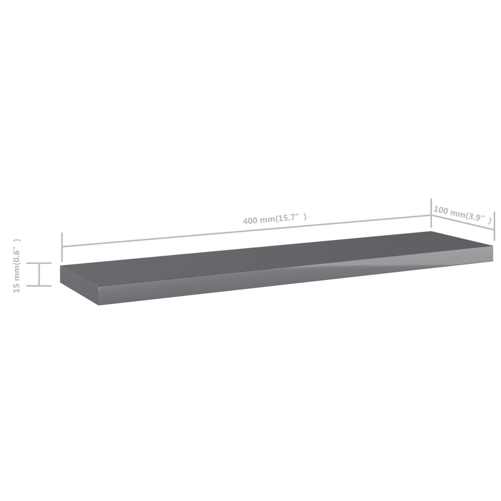 Bücherregal-Bretter 4 Stk. Weiß 40x10x1,5 cm Holzwerkstoff