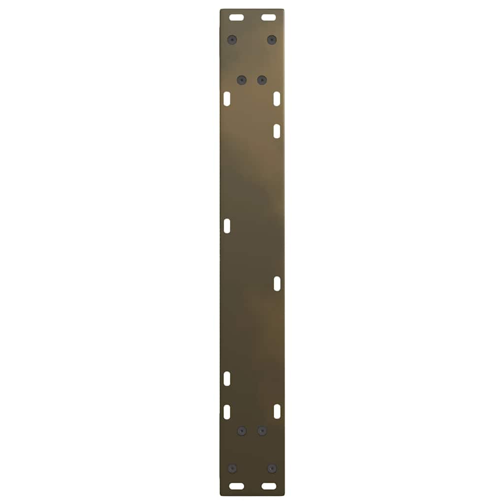 Couchtischbeine V-Form 2 Stück Schwarz 30x(30-31,3) cm Stahl
