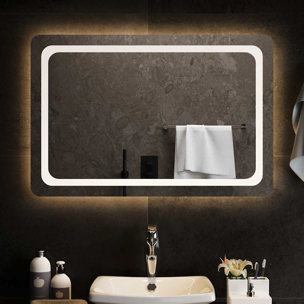 LED-Badspiegel 60x40 cm