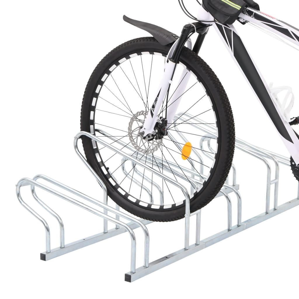 Fahrradständer für 2 Fahrräder Verzinkter Stahl