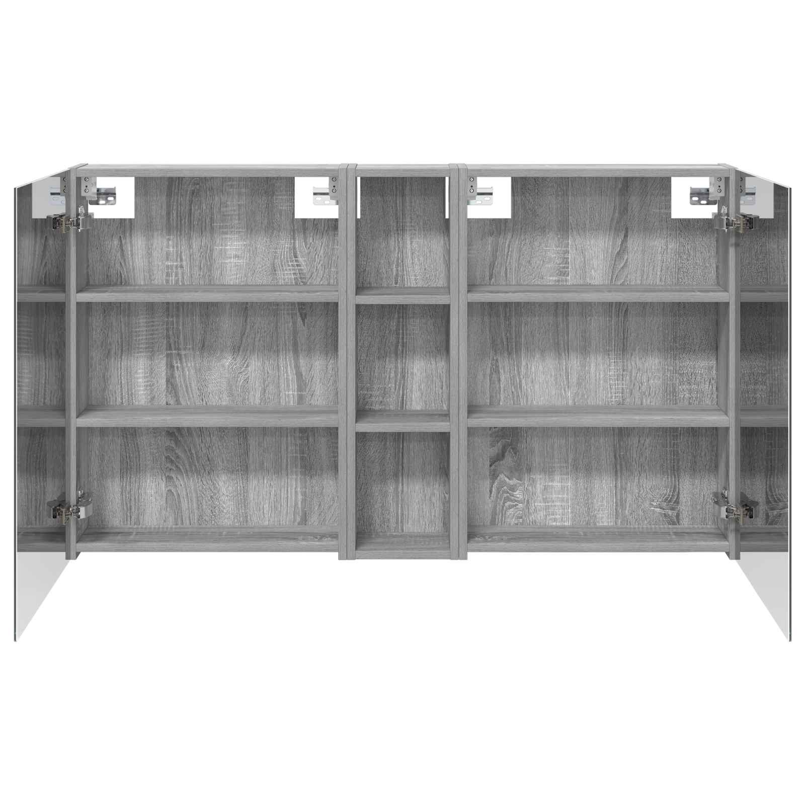 Badezimmerschrank-Set 3 pcs 80 x 10,5 x 50 cm Holzwerkstoff