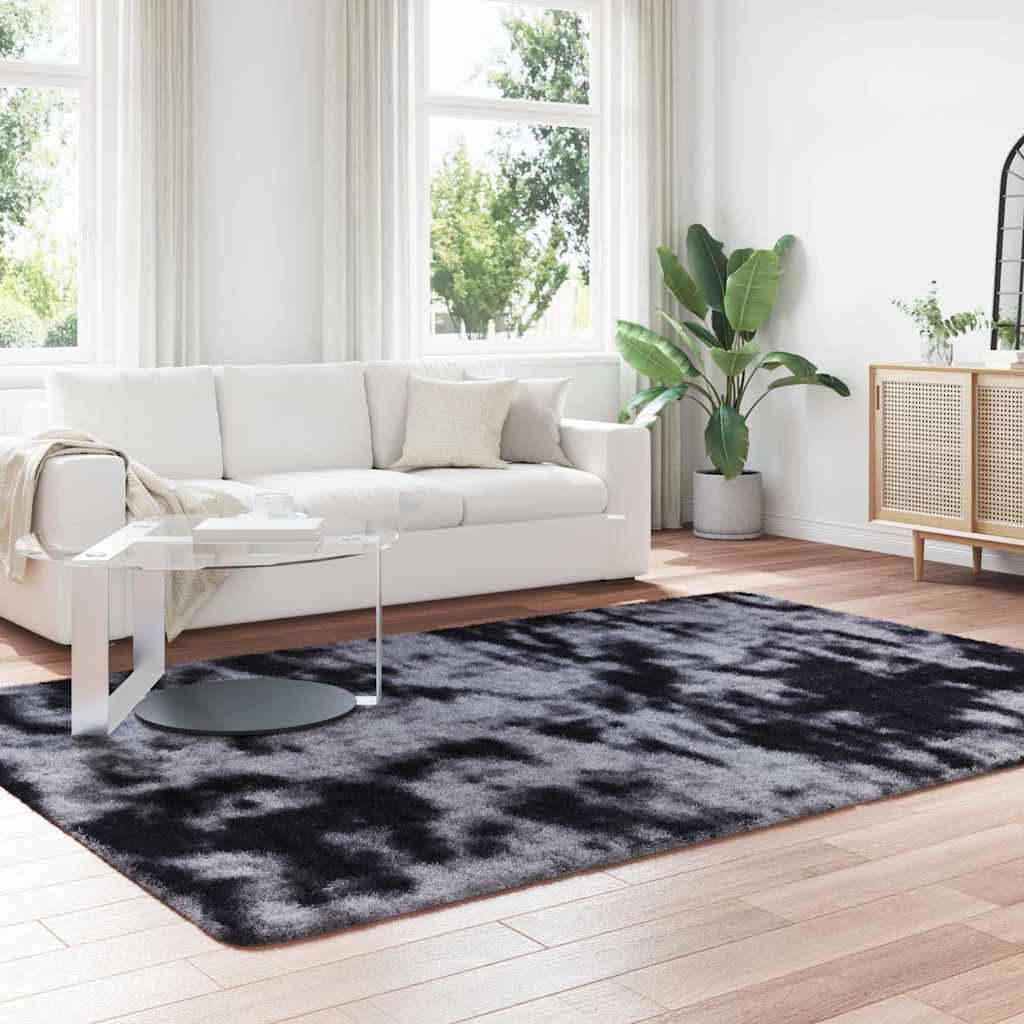 Teppich Shaggy Hochflor NAVARRA Beige 60x100 cm Polyester