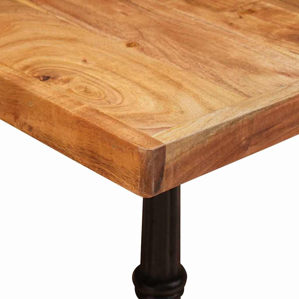 Bistrotisch 60x60x77 cm Raues Mangoholz