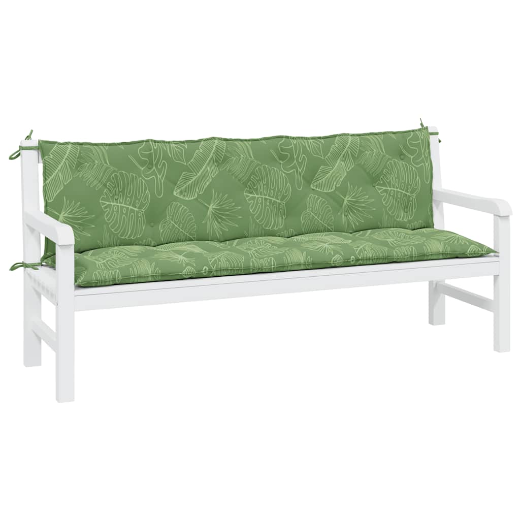 Gartenbank-Auflage Anthrazit 100x(50+50)x7 cm Oxford-Gewebe
