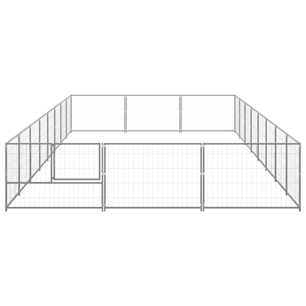 Hundezwinger Schwarz 4 m² Stahl