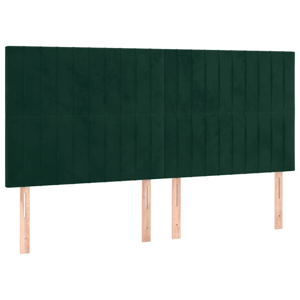 Kopfteil Hellgrau 80x5x118/128 cm Samt