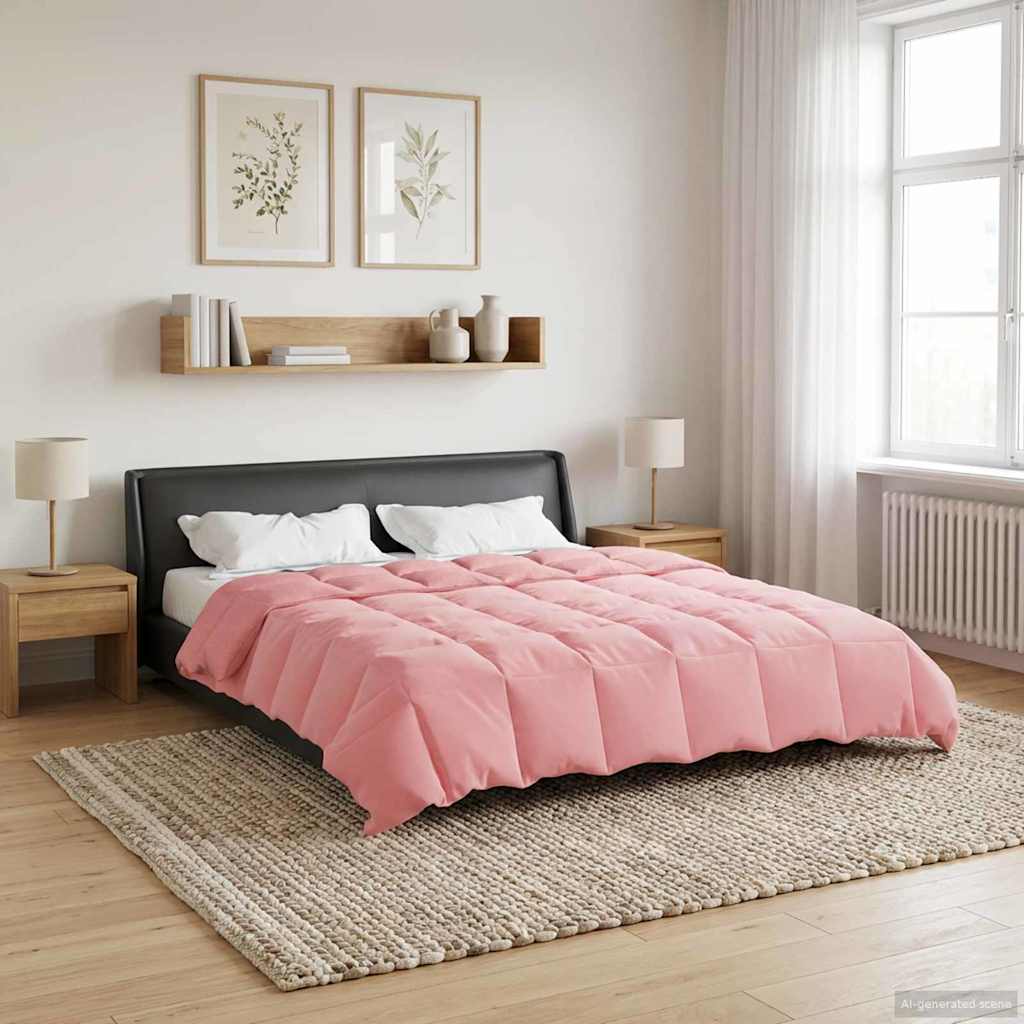 Sommerdecke Gesteppt Anthrazit 135 x 200 cm Mikrofaser