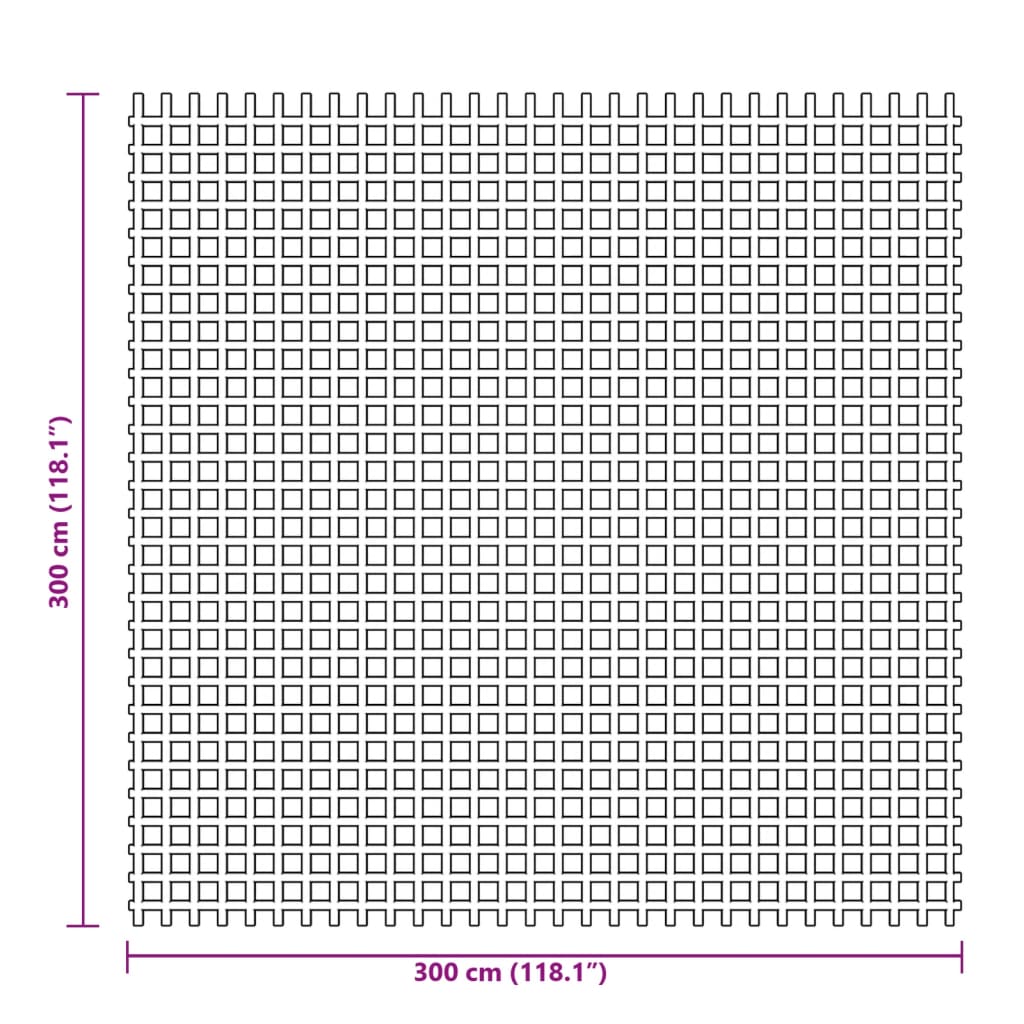 Zeltteppich Anthrazit 4x2 m