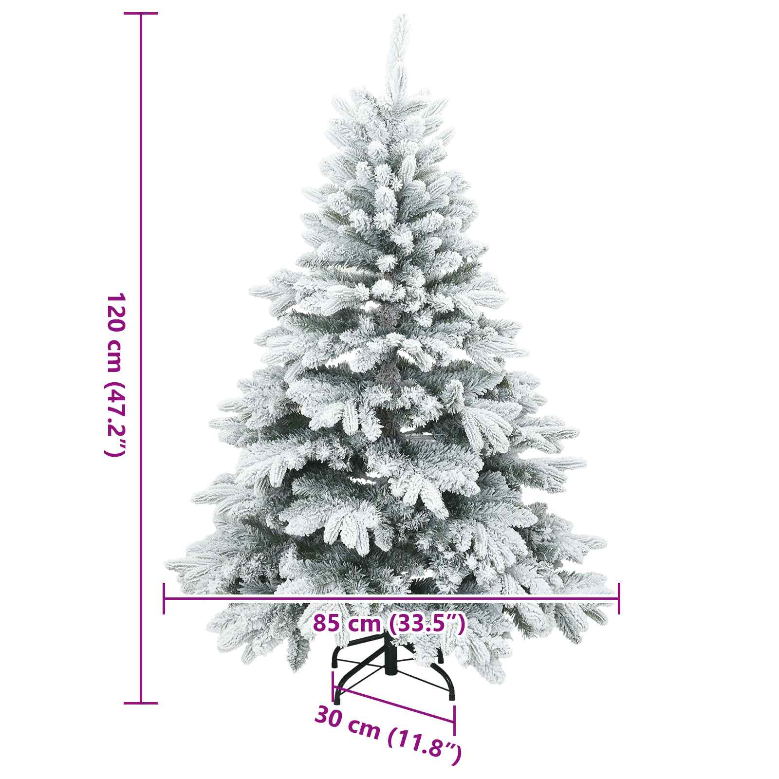 Künstlicher klappbarer Weihnachtsbaum mit Ständer Grün 150 cm