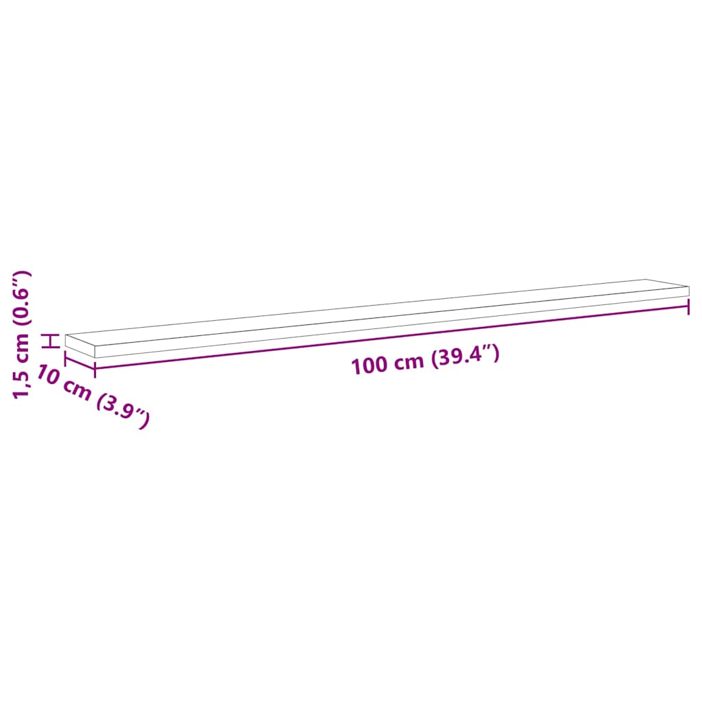 Bücherregal-Bretter 4 Stk. Weiß 40x10x1,5 cm Holzwerkstoff