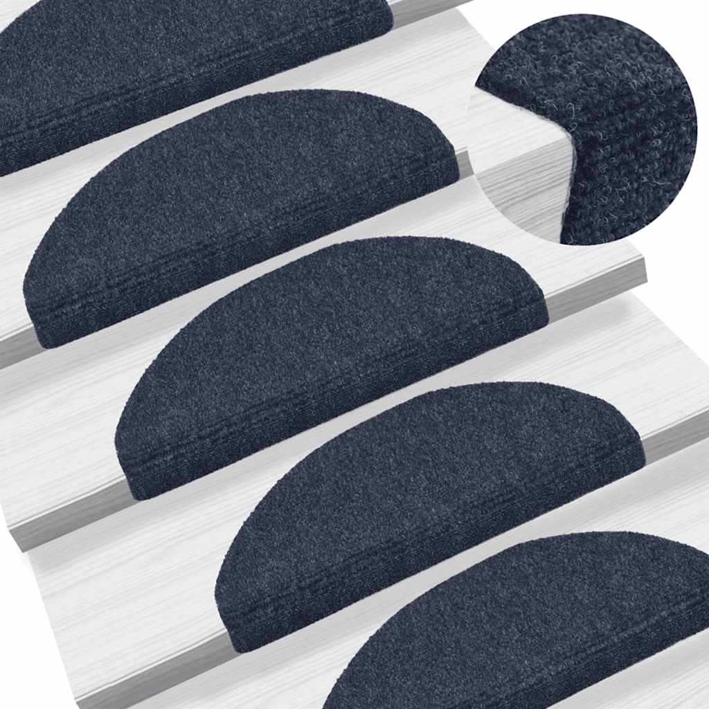 Stufenmatten Selbstklebend 15 Stk. 56x17x3 cm Hellbraun Halbrund