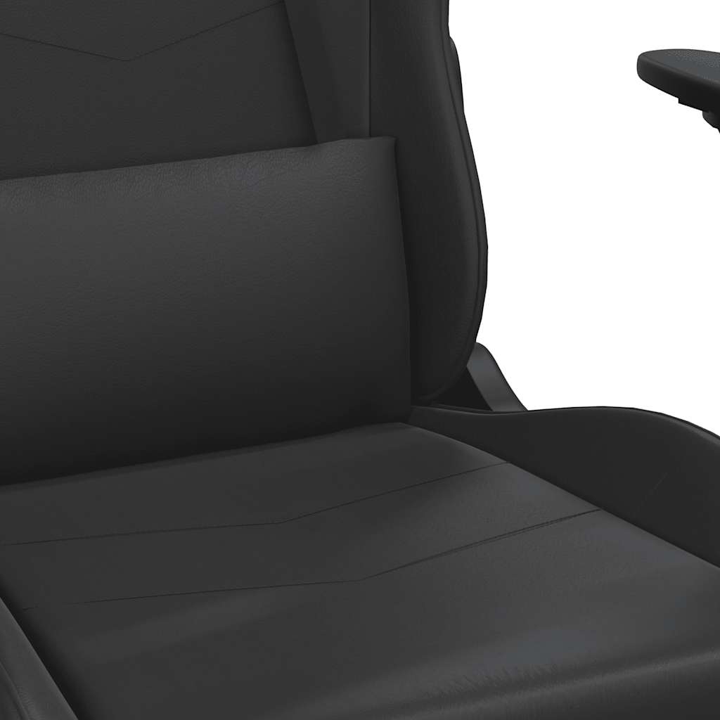 Gaming-Stuhl mit Massagefunktion Schwarz und Rot Kunstleder