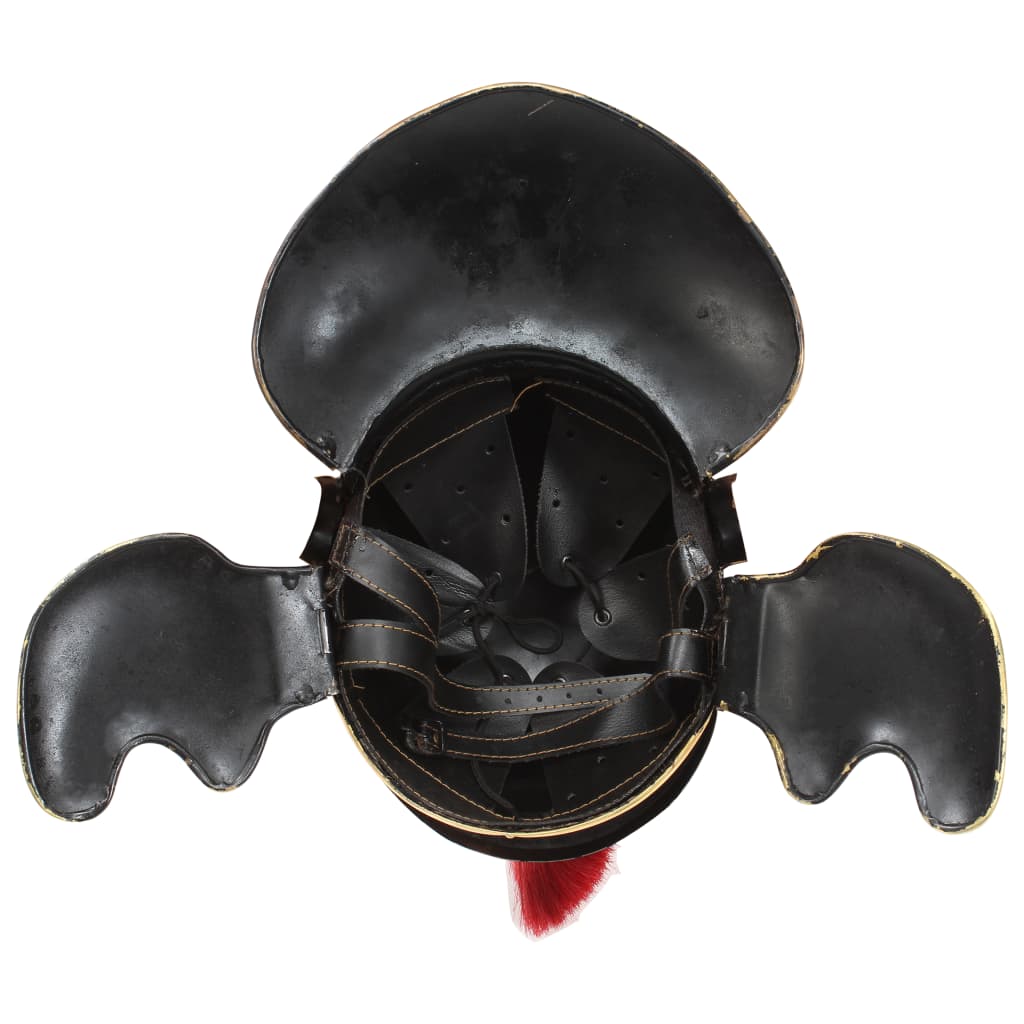 Preußische Pickelhaube Antik Replik für LARP Schwarz Stahl