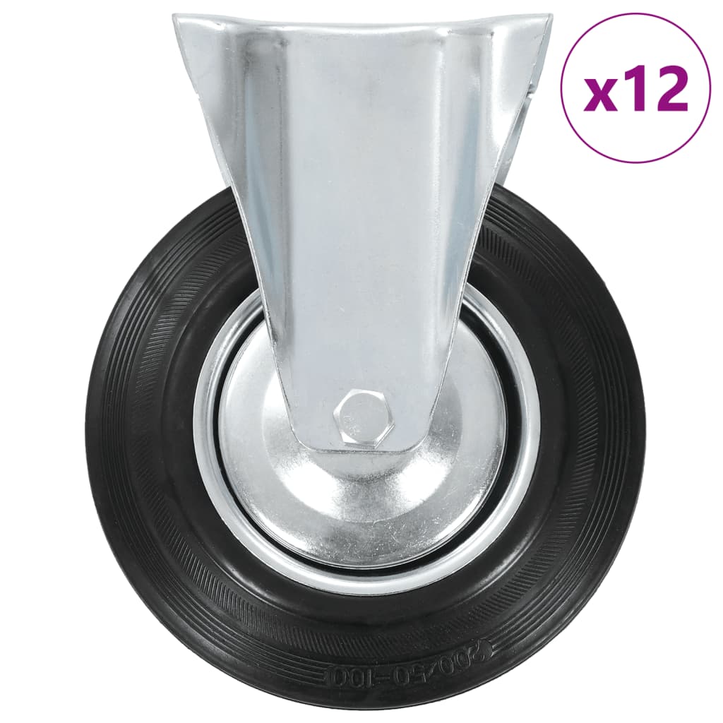 Bockrollen 4 Stk. 200 mm