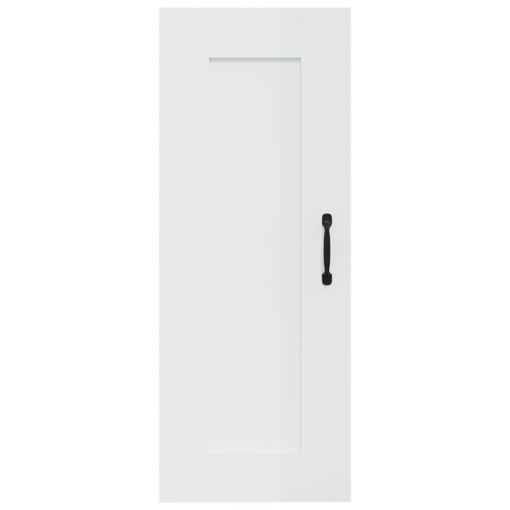 Hängeschrank Weiß 35x34x90 cm Holzwerkstoff