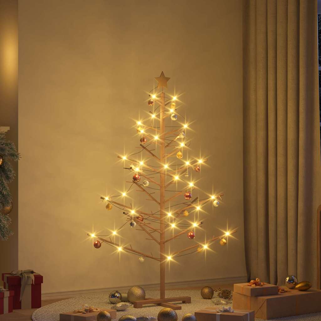 Holz Weihnachtsbaum Natur 150 cm Massives Kiefernholz