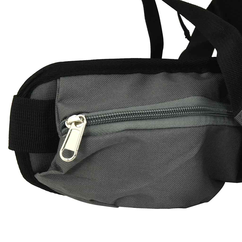 Wanderrucksack Schwarz 60 L Oxford-Gewebe