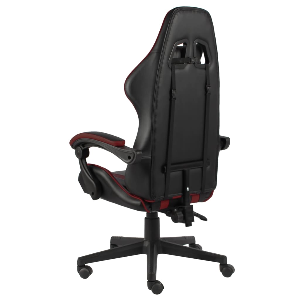 Gaming-Stuhl Schwarz und Blau Kunstleder